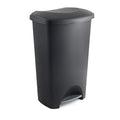 Addis Plastic Family Kitchen Utility Bin, 50 Litre, New Black with Silver Pedal Visit the Addis Store